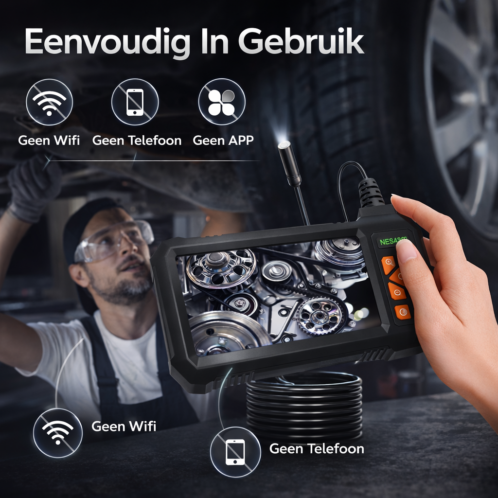 Endoscoop Camera 1080P | Inspectie met licht | borescope camera