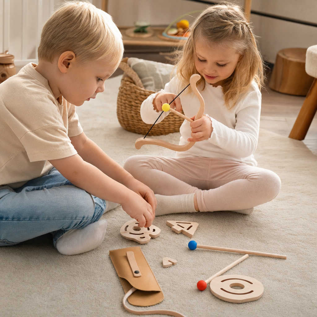 Tinyarchers | Pijl en Boog Speelset voor Kinderen | pijl en boog speelgoed kinderspeelgoed boogschieten set