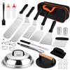 Grillmastero | 29 Delige BBQ Accessoires Set met Burgerpers | BBQ accessoires set barbecue gereedschap grill bestekset