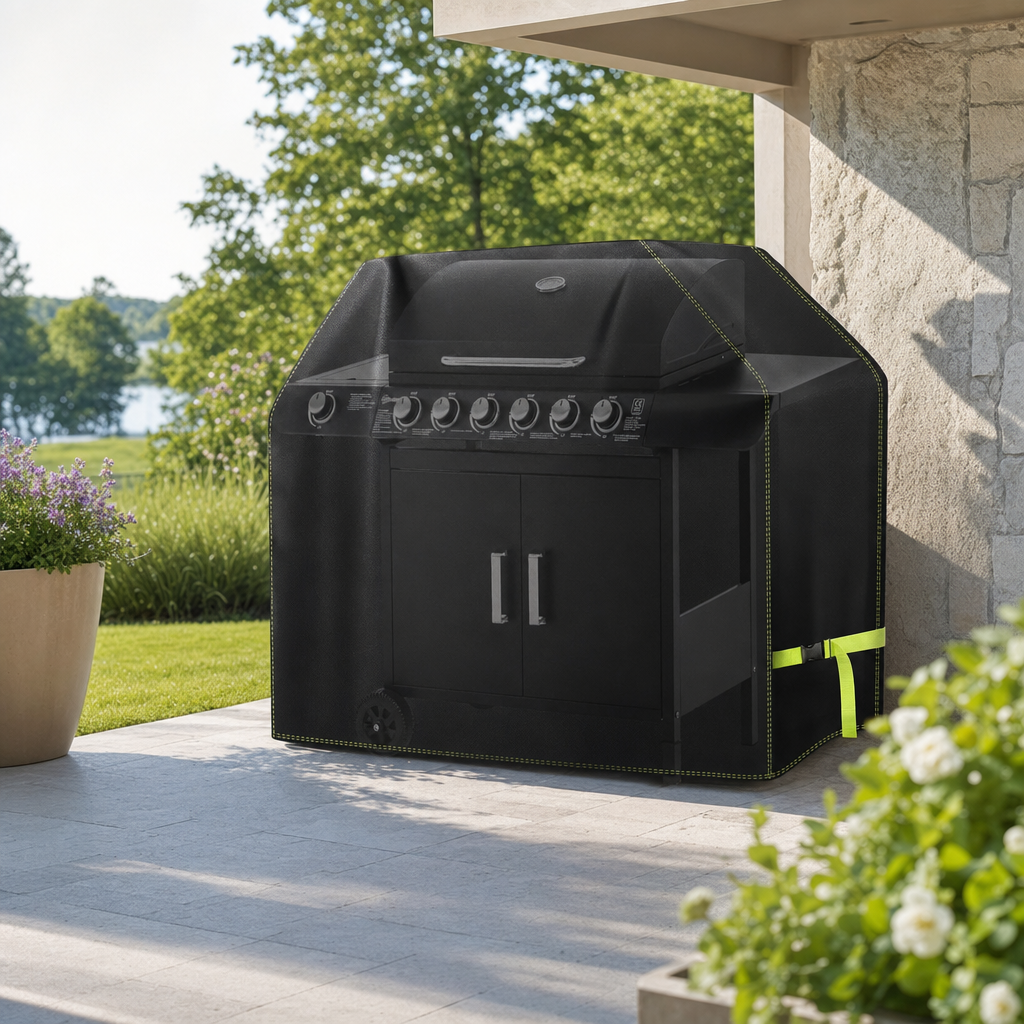 Barbecover | Waterdichte BBQ Hoes van 460D Oxford Stof | barbecuehoes waterdicht BBQ hoes gasbarbecue beschermhoes