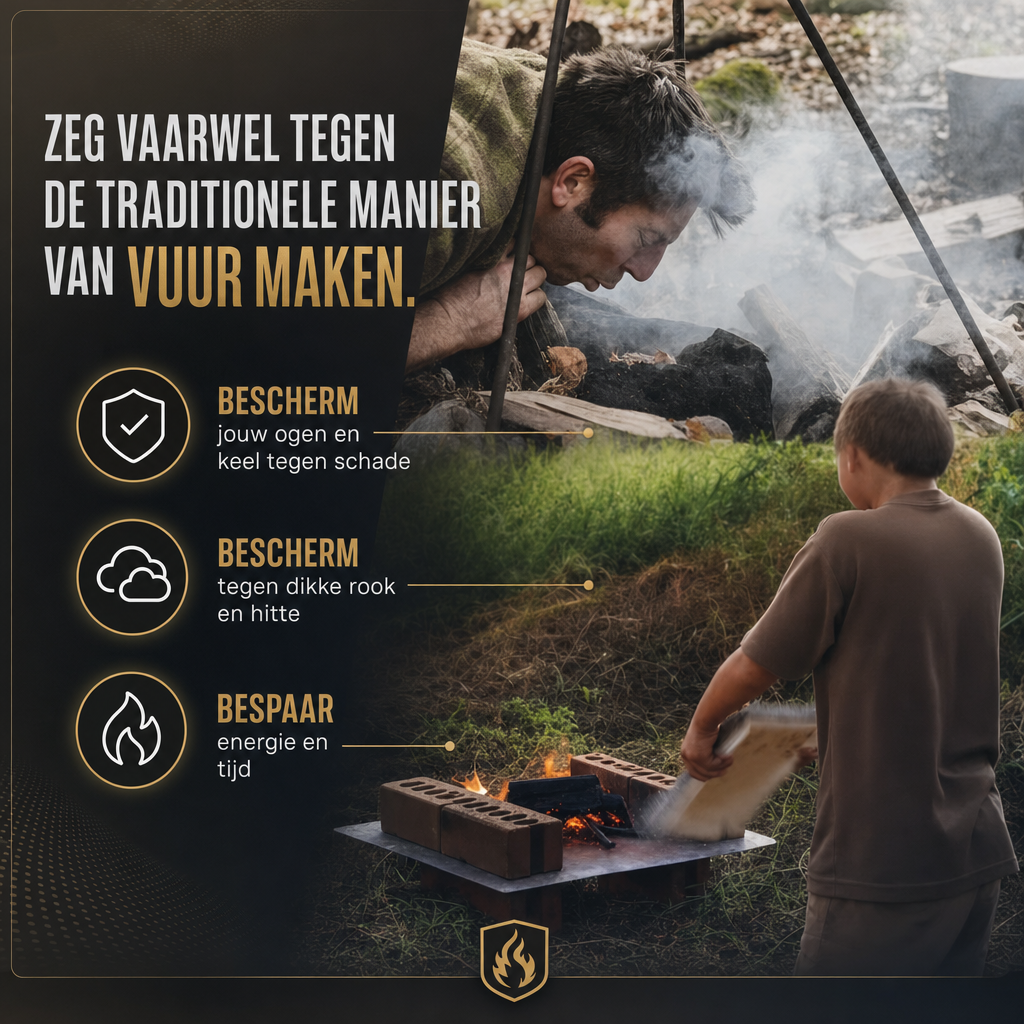 Firebreeze | Elektrische Vuurblazer voor BBQ en Haard | elektrische vuurblazer BBQ blower haard aanblazer