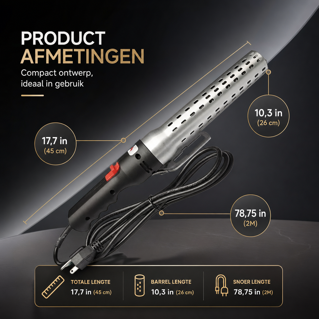 Kamaflame | Elektrische Kolenstarter voor Kamado BBQ | elektrische kolenstarter BBQ aansteker kamado starter