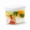 CoolPour | Drankdispenser met kraan | 3.5L Koude Drankdispenser met Kraan – Grote Sapkan voor Koelkast, IJswaterkan, Limonadeketel voor Keuken en Buffet