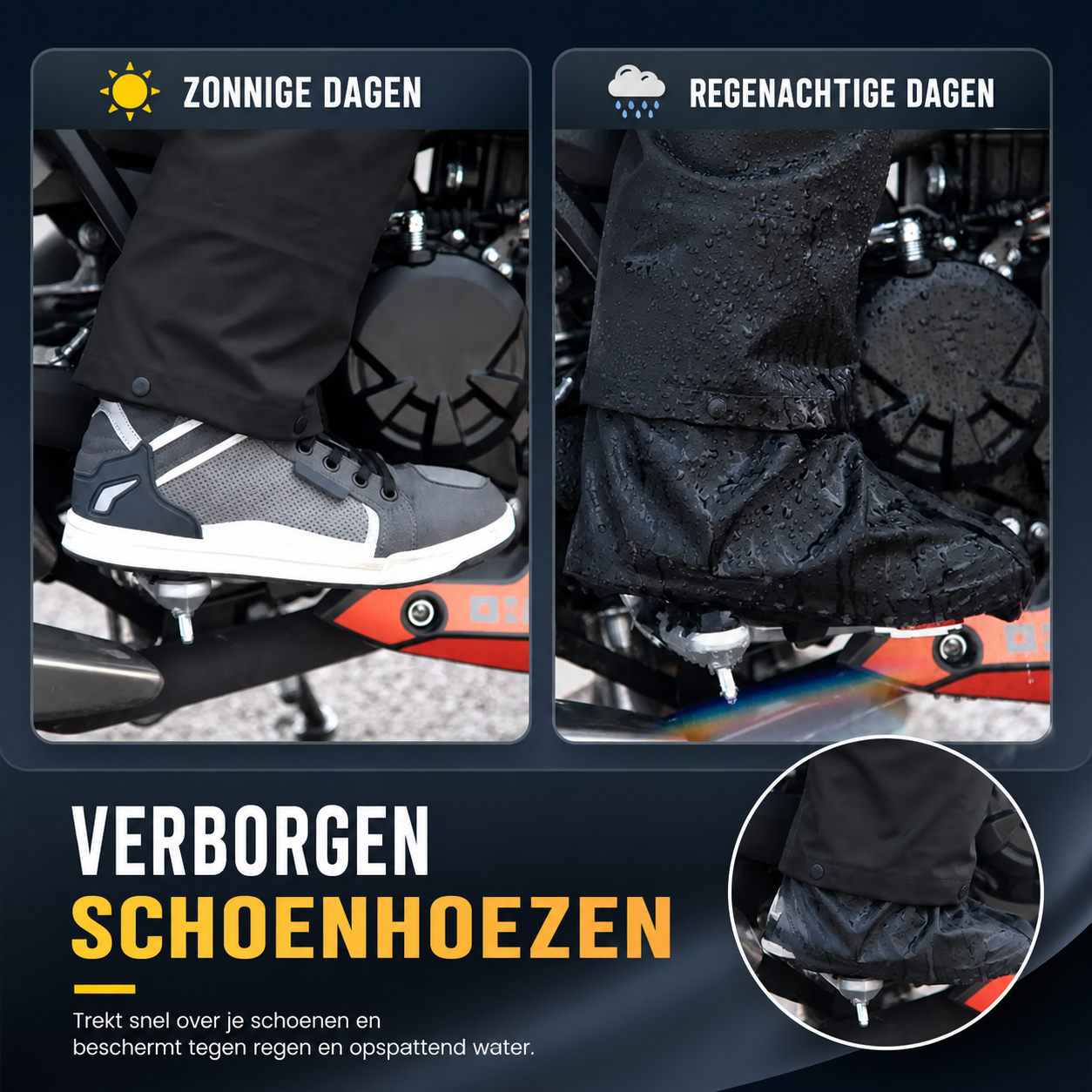Waterdicht Outdoor Regenpak - StormShield - Reflecterend en Comfortabel