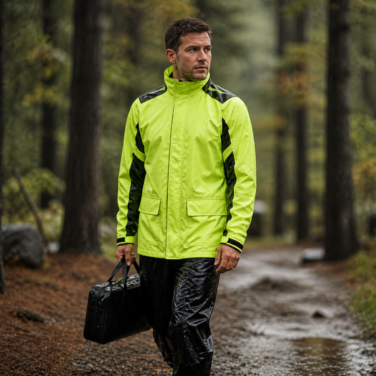 Waterdicht Outdoor Regenpak - StormShield - Reflecterend en Comfortabel