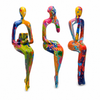Kleurrijk Karakter | Abstracte Beeldjes Set | Moderne Kunst | Unieke Woondecoratie