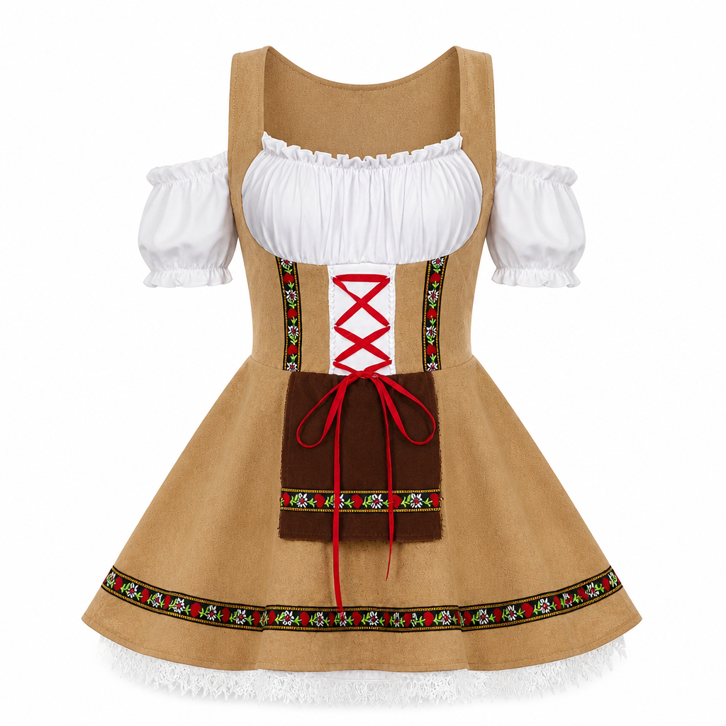 Dames Oktoberfest Bierjurk - FestBrau - Traditionele Beierse Stijl en Klassiek Design