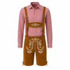 Heren Oktoberfest Overall - FestBrau - Geborduurd Patroon, Traditioneel en Comfortabel