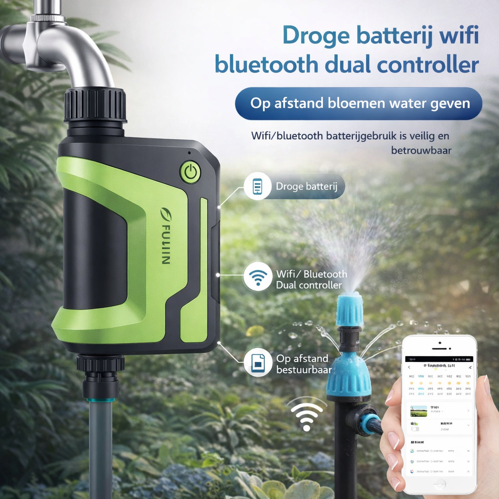 WiFi Irrigatie Controller Tuin | Altijd Perfecte Bewatering op Afstand