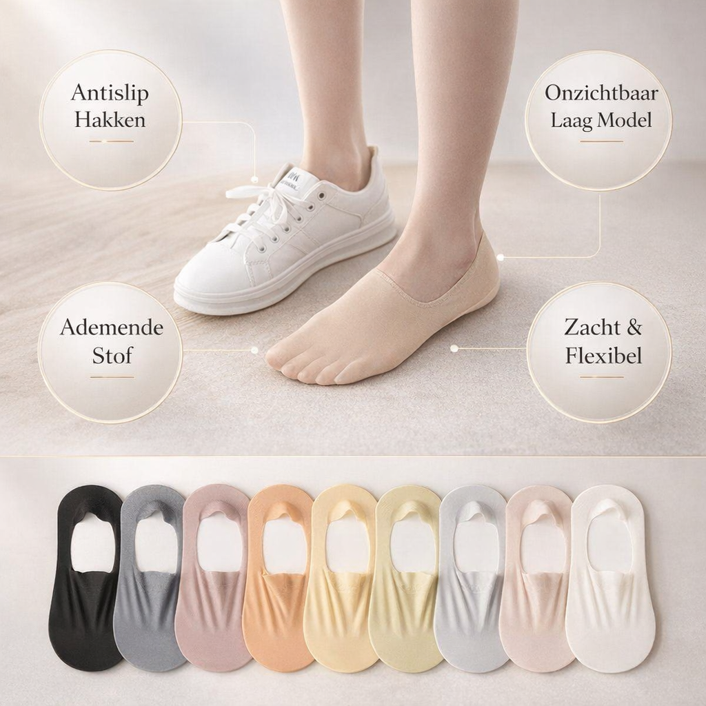 Sokken Set 5-Pack | Extra voordelig | katoenen sokken dames