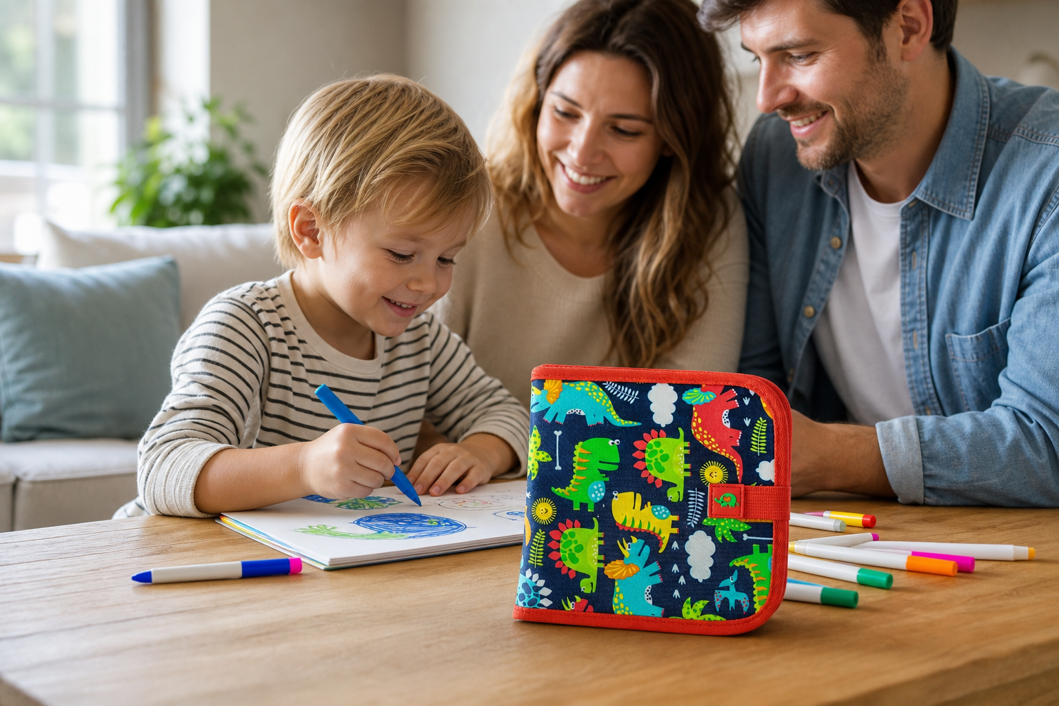 DoodlePal | Uitwisbaar tekenboek voor peuters | Uitwisbaar Tekenboek Peuters Herbruikbaar – Montessori Educatief Aquarel Doodle Boek, Leerzaam Cadeau voor Kleuters