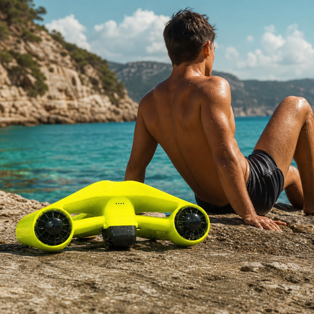 SeaDrive | Onderwaterscooter | Onderwaterscooter 252Wh Professioneel – Zwem en Duik Zeescooter 2x500W Turbo Motor, 70 Minuten Vaartijd, Watersport Accessoire