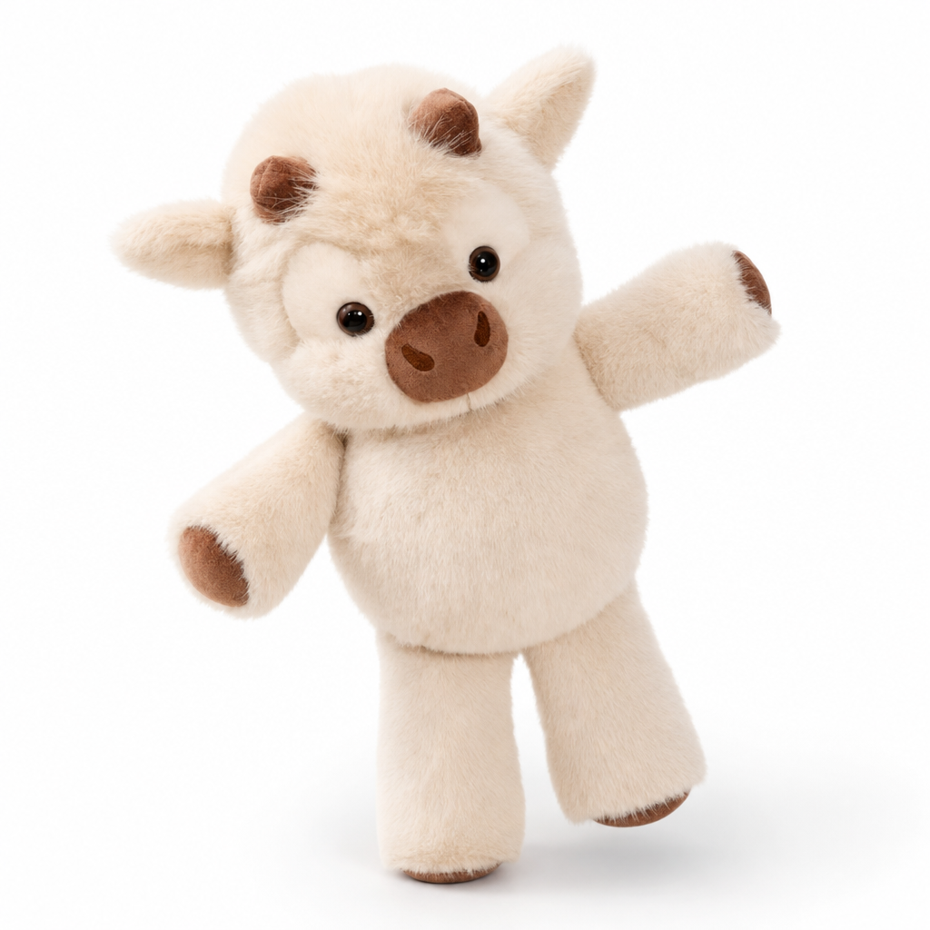 SnuggleMoo | Hooglander koe knuffel | Kawaii Hooglander Koe Knuffel 45cm – Zachte Pluche Troostknuffel tegen Eenzaamheid, Kalveren Cadeau voor Kinderen en Volwassenen