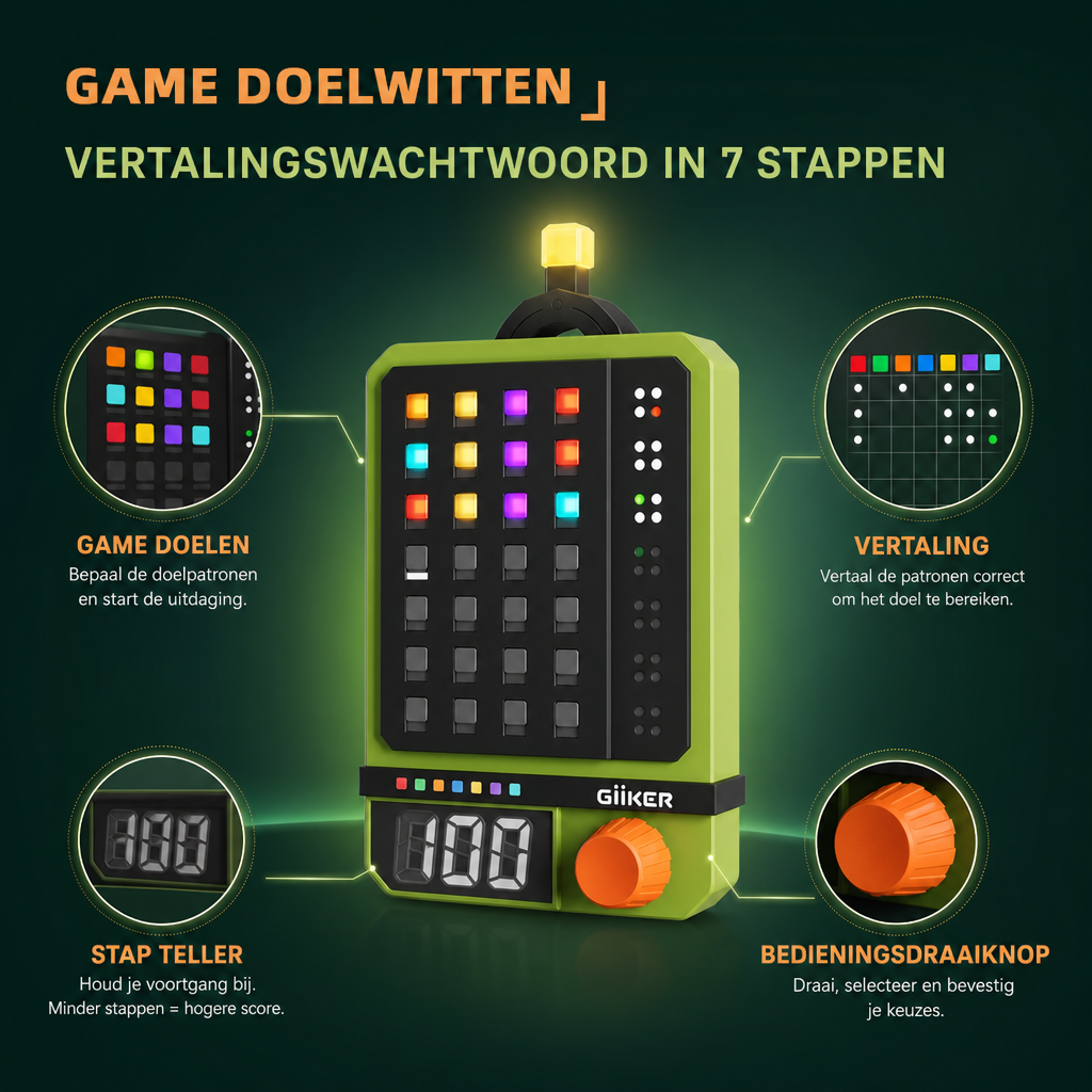 LogiBrix | Educatief puzzelspel voor kinderen | Cijfermachine Kinderspeelgoed – Logisch Denken & Puzzelspel, IQ Ontwikkeling, 600+ Niveaus, Verjaardagscadeau Jongens Meisjes