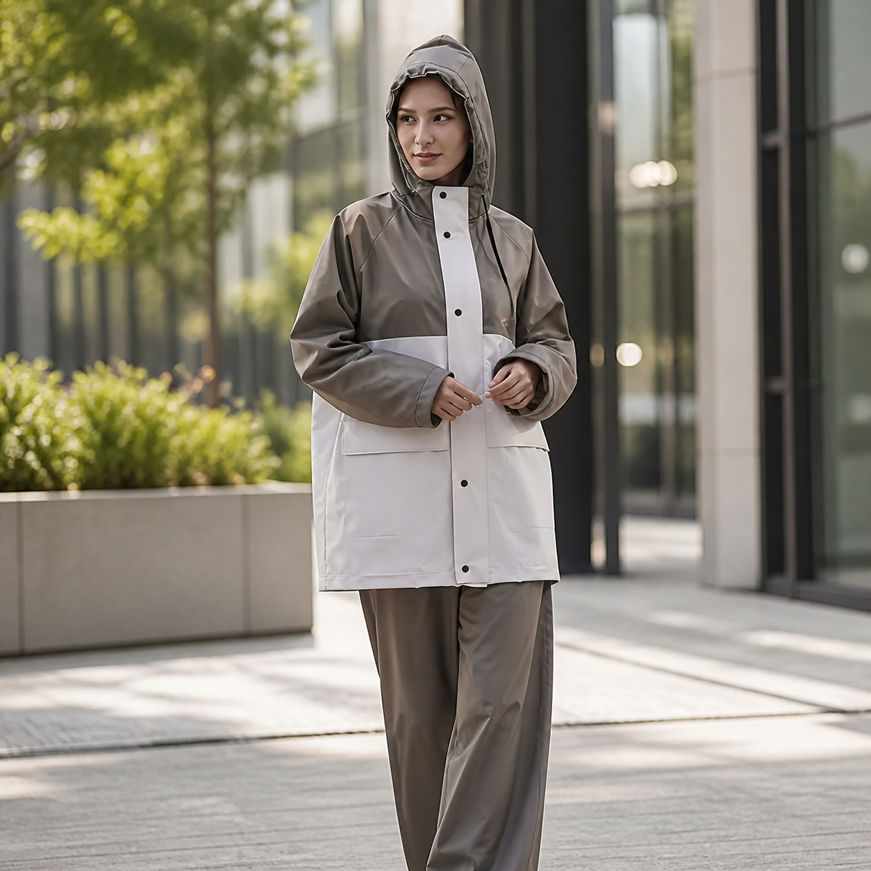 Waterdicht Outdoor Regenpak - TrekShield - Lange Regenjas en Regenbroek