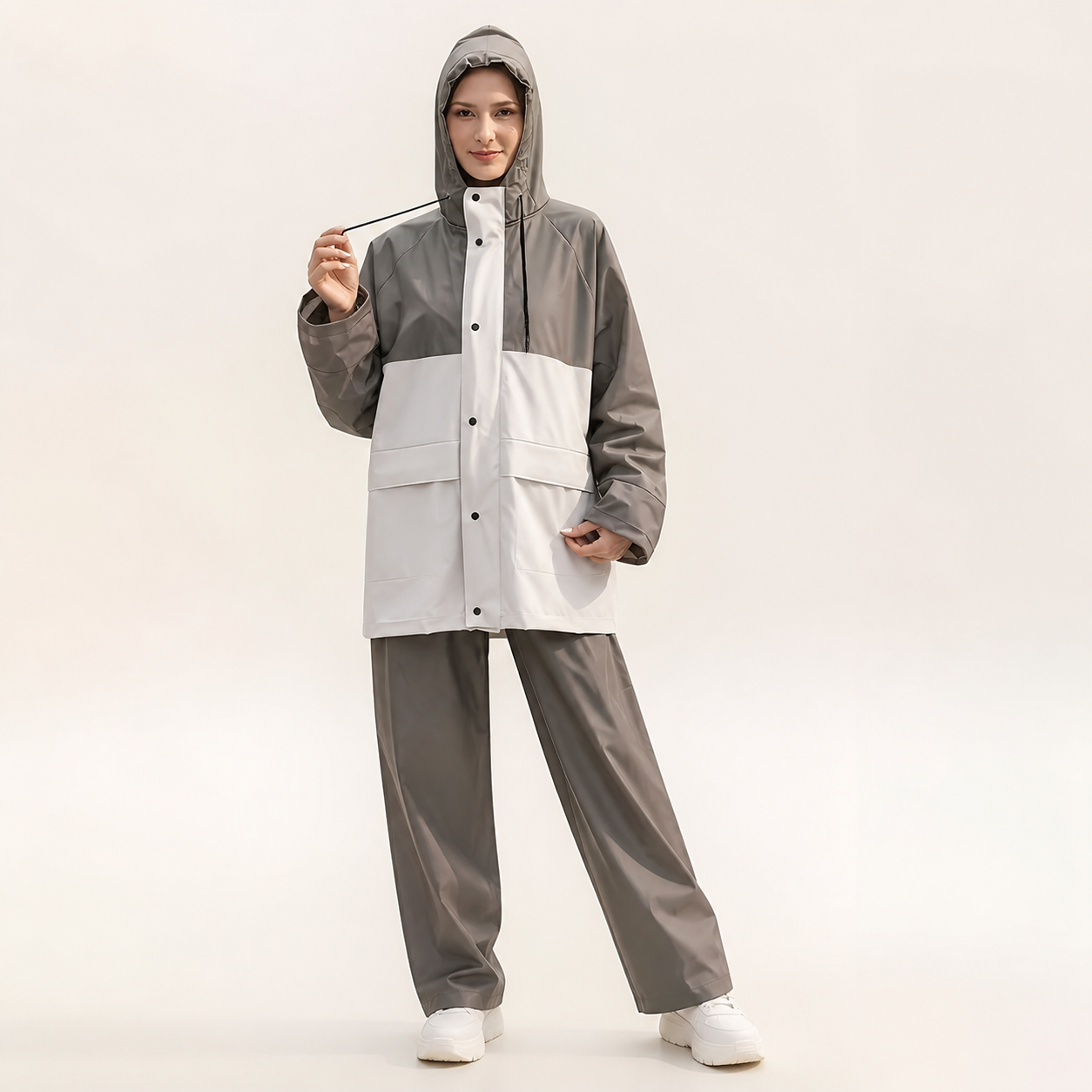 Waterdicht Outdoor Regenpak - TrekShield - Lange Regenjas en Regenbroek