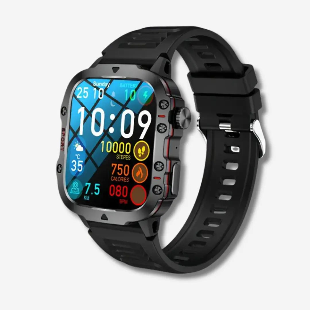 VentureWatch - Outdoor Smartwatch – Waterdichte Smartwatch Met Bellen, Sportmodi & Gezondheidstracking