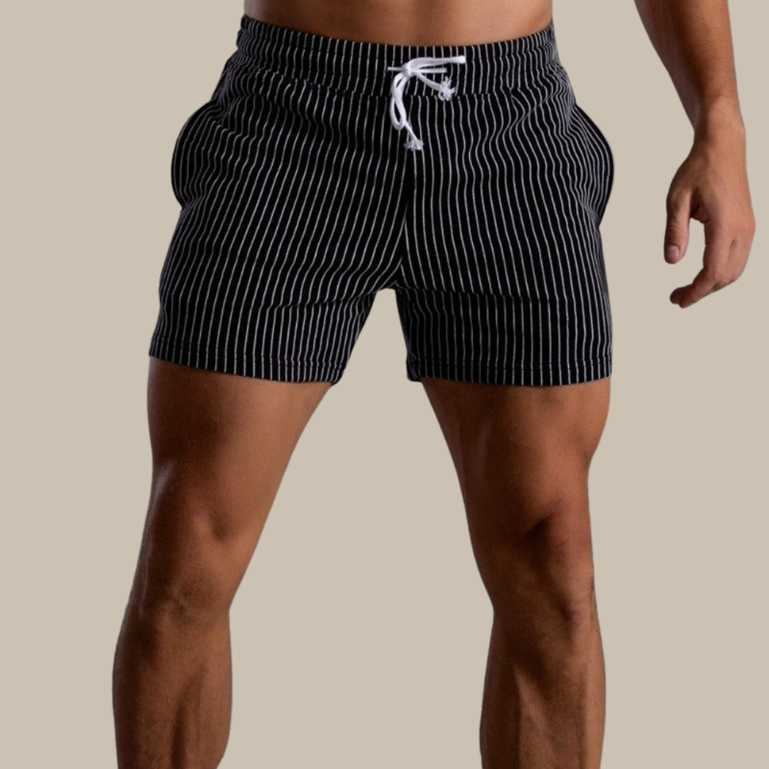 Rib Zwemshort Heren | Polyester | Retro & Sneldrogend