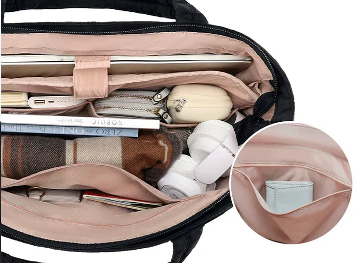 La Marche | Puffer Schooltas met Laptopvak