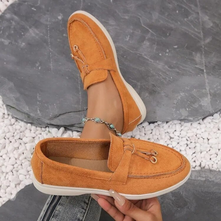 Ann-Sophie | Suède Loafers