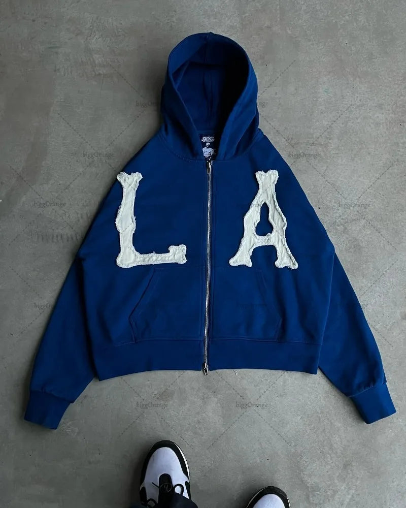 Bold Statement Hoodie | Losse Pasvorm | Grote Teksten - Luid en Trots, Straatwijs