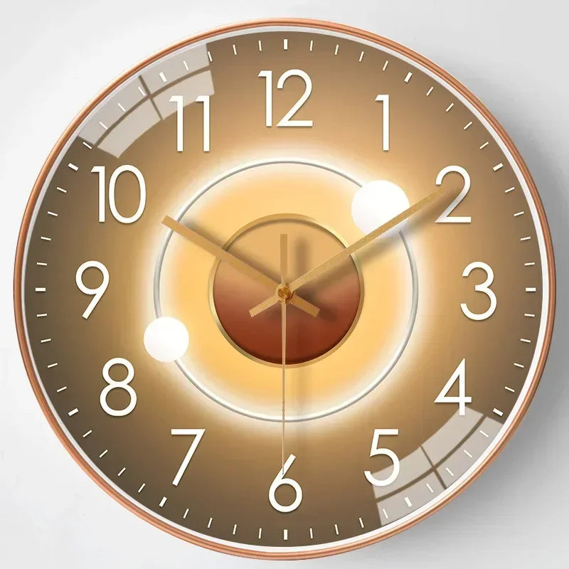 SilentTime Wandklok - Klassiek Ontwerp met Tijdloze Charme - Elegant, Stille en Perfect voor Elke Kamer
