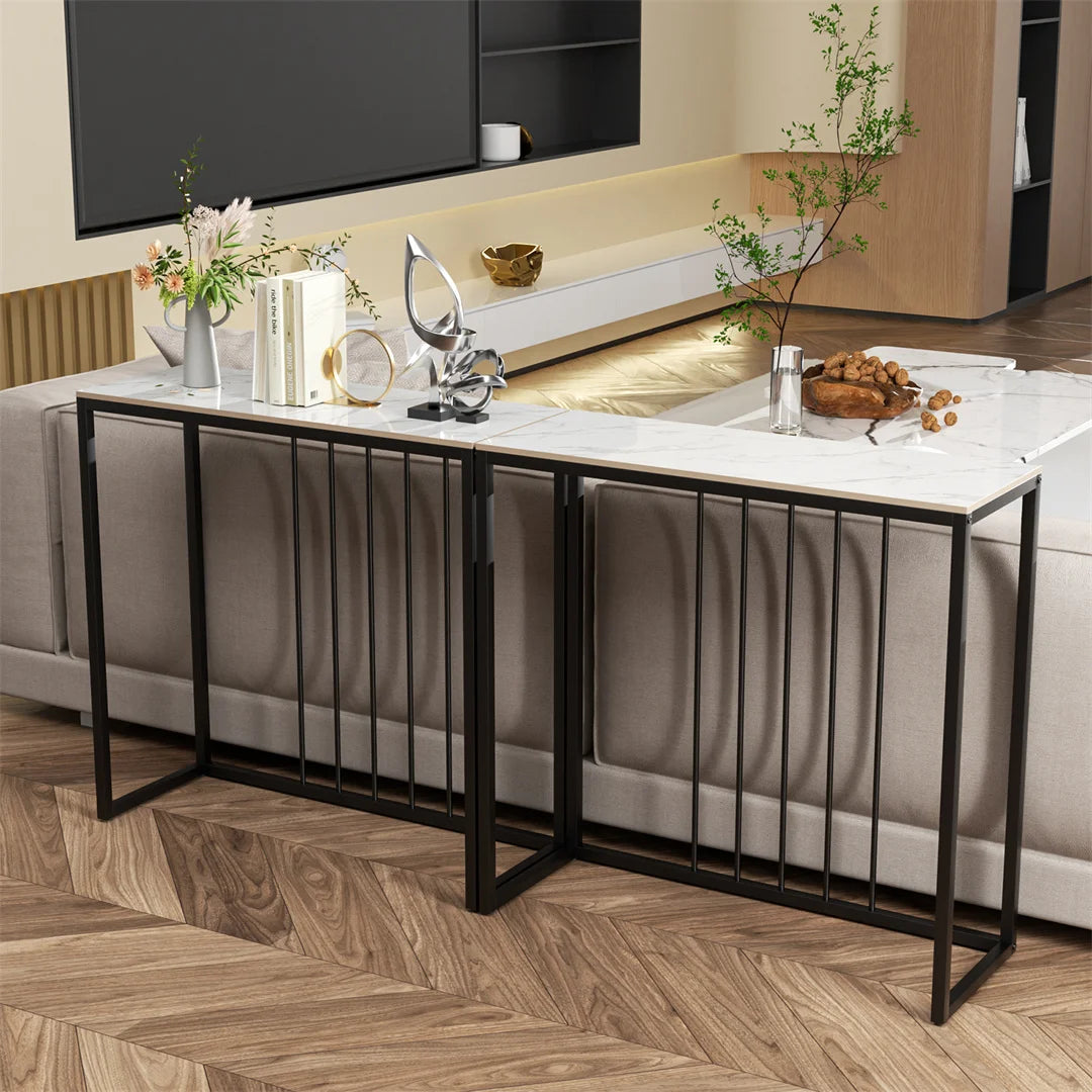 Breed Dressoir | Ruim en stijlvol - Gehard glas voor een moderne look - Perfect voor hal of woonkamer