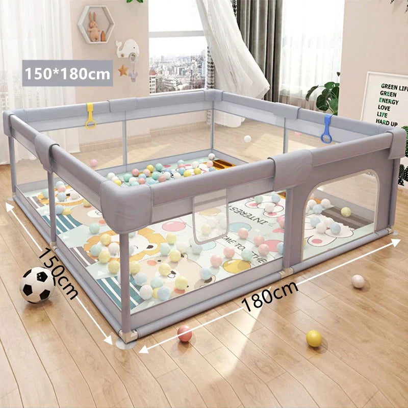 Complete Baby Speelomgeving – Stimuleer Creativiteit en Motoriek met Veilige Speelelementen