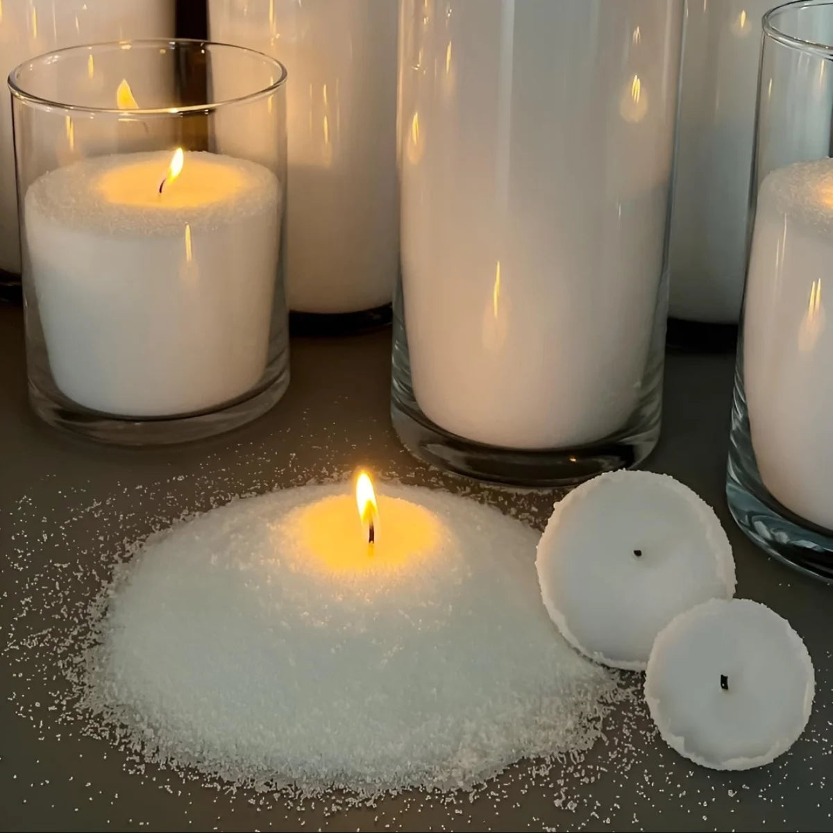 Navulbare Zandkaars Met Lonten | DIY Kaarsenzand | Creatief Kaarsenmaken & Feestdecoratie