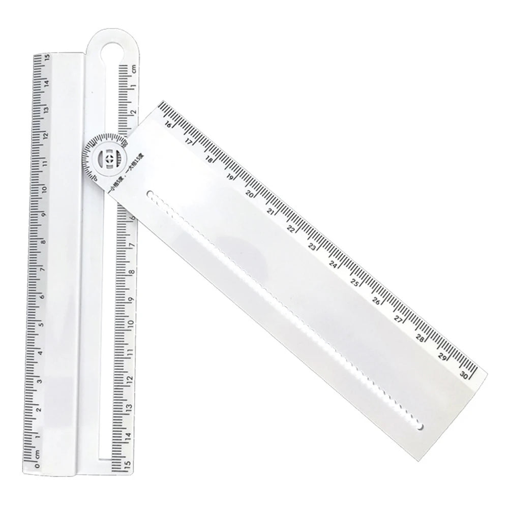 Multifunctionele geometrische sjabloon | Tekenset | Meetinstrument voor school en architectuur