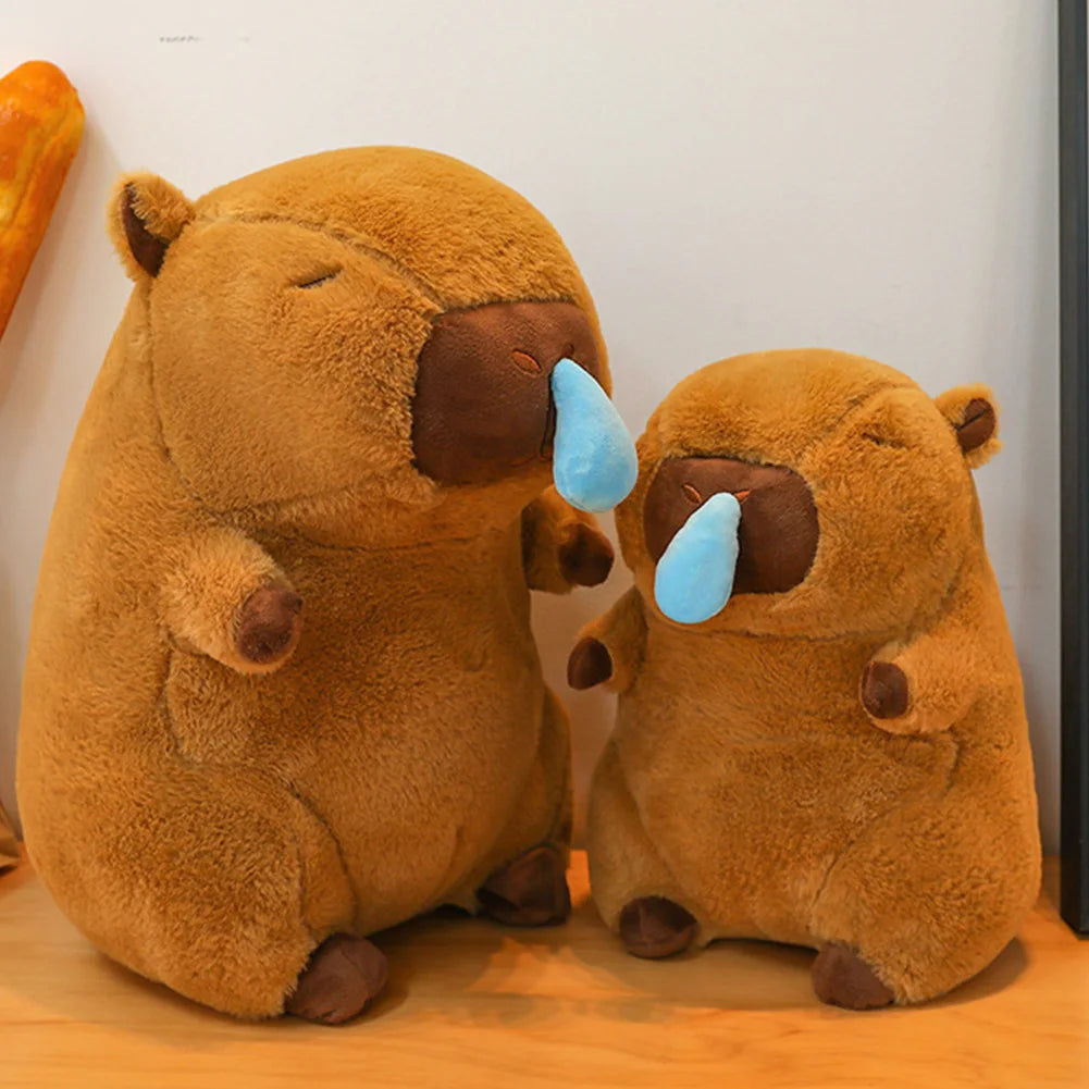 Cartoon Capibara Kussen | Uniek en speels - Zacht pluche materiaal - Leuk voor kinderen en volwassenen