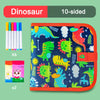 DoodlePal | Uitwisbaar tekenboek voor peuters | Uitwisbaar Tekenboek Peuters Herbruikbaar – Montessori Educatief Aquarel Doodle Boek, Leerzaam Cadeau voor Kleuters