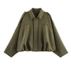 Visconte | Dames Bomberjas | Suède winterjas, lange mouwen, ritssluiting, casual herfst/winter jacket