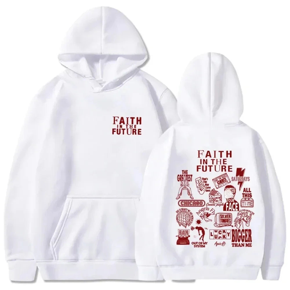 Heren Varsity Hoodie | Loose Fit | Retro Letter Design - Warm en Duurzaam
