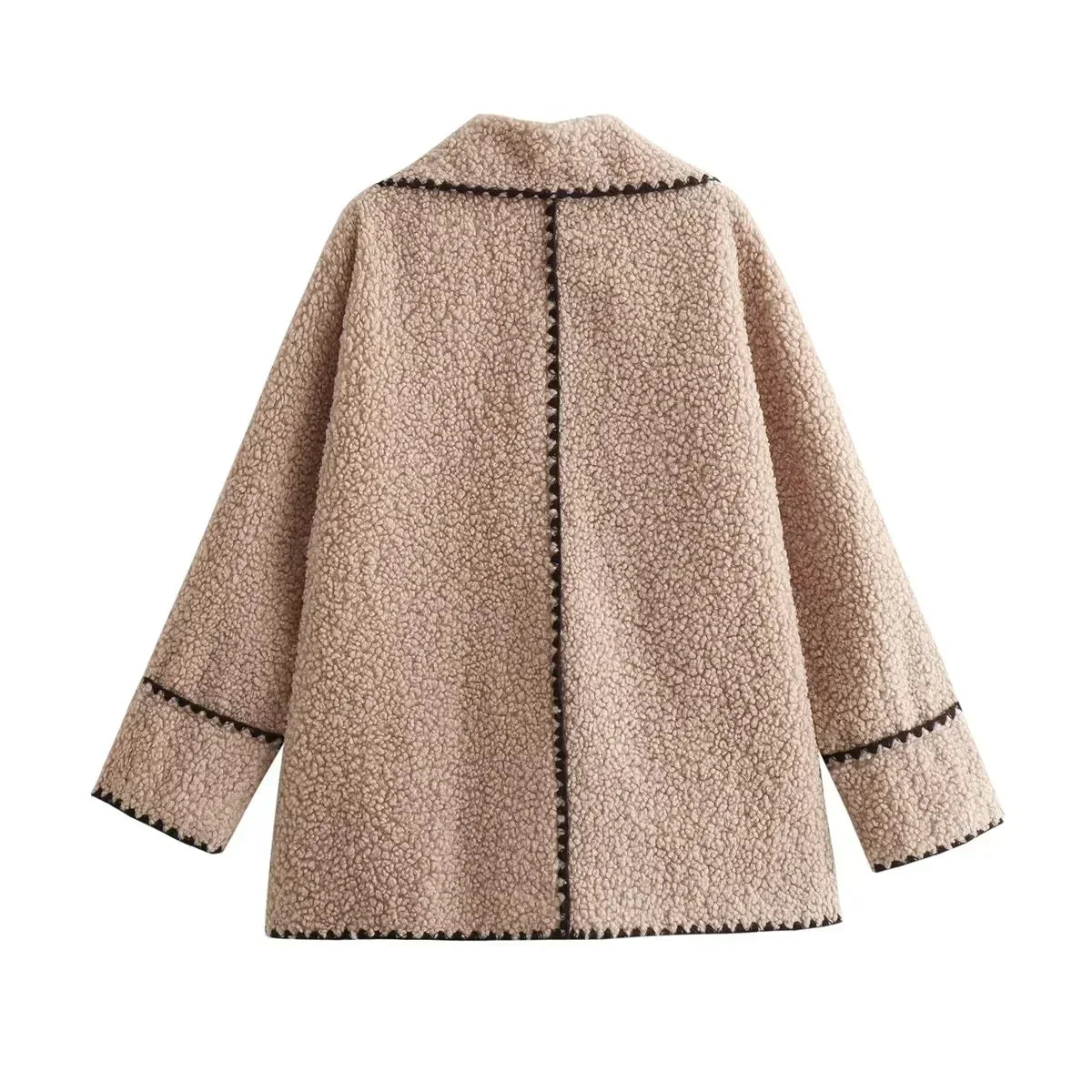 Dames Fleece Jas | Beige - Warm en Comfortabel