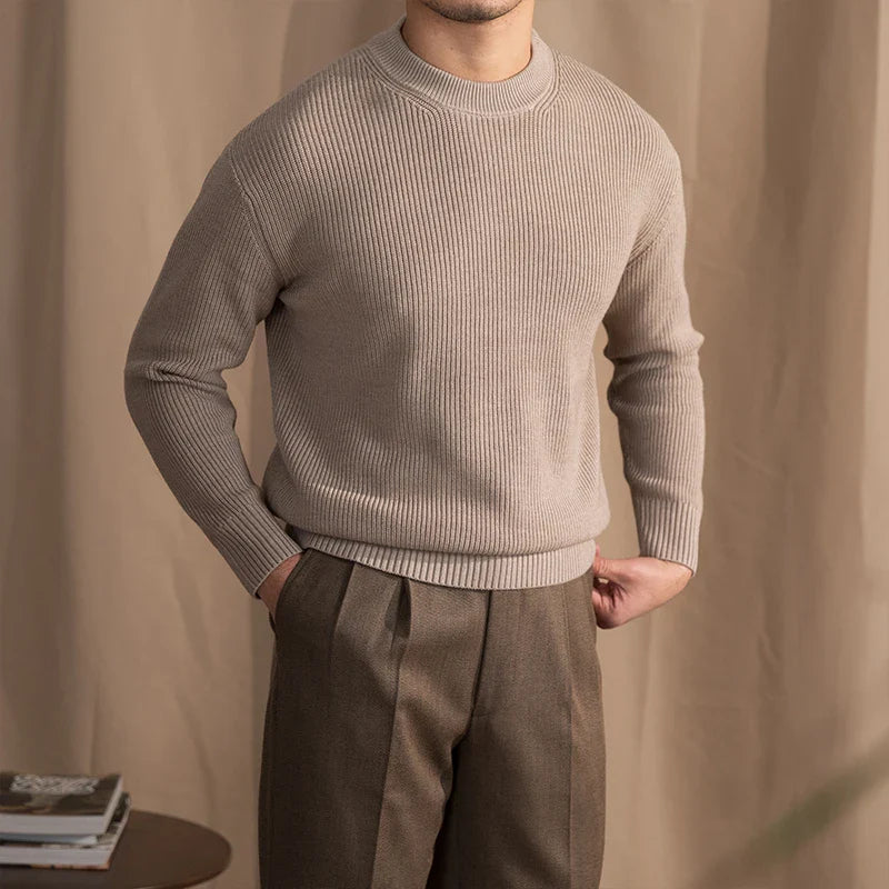 Autumn Warm Wool Sweater | High Quality Materials - Warm and Cozy - Autumn - Ideal for Formal and Informal Occasions