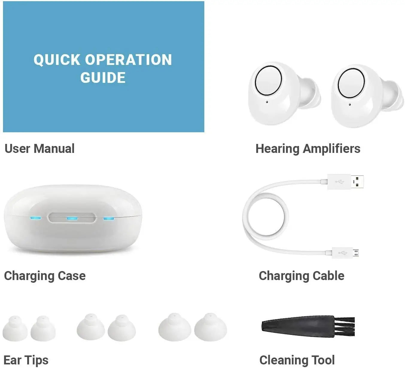 Bluetooth Hoortoestellen met App | Gehoorapparaat | Geavanceerde Hoortoestellen met App-bediening
