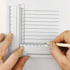 Multifunctionele geometrische sjabloon | Tekenset | Meetinstrument voor school en architectuur