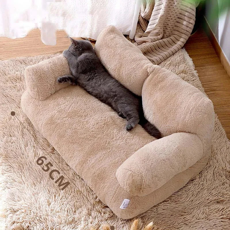 SofaLux | Luxe Kattenbed voor Winterse Gezelligheid en Comfort