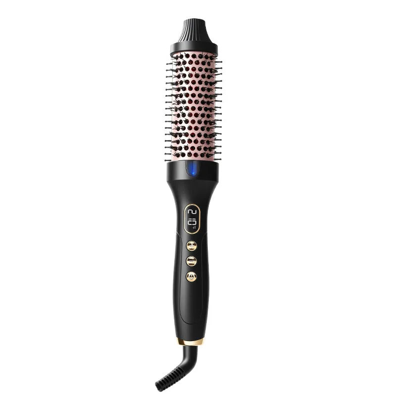 StyleWave | 2-in-1 krultang en stijltang | 2-in-1 Krultang en Stijltang Infrarood – Elektrische Haarstyler Haarborstel, Snel Stylen zonder Beschadiging