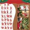 Luxe 3D Kerst Letters - Hangornament - Perfect voor Boom en Tafeldecoratie