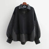 Combinatie Gestreepte Blouse met Top!