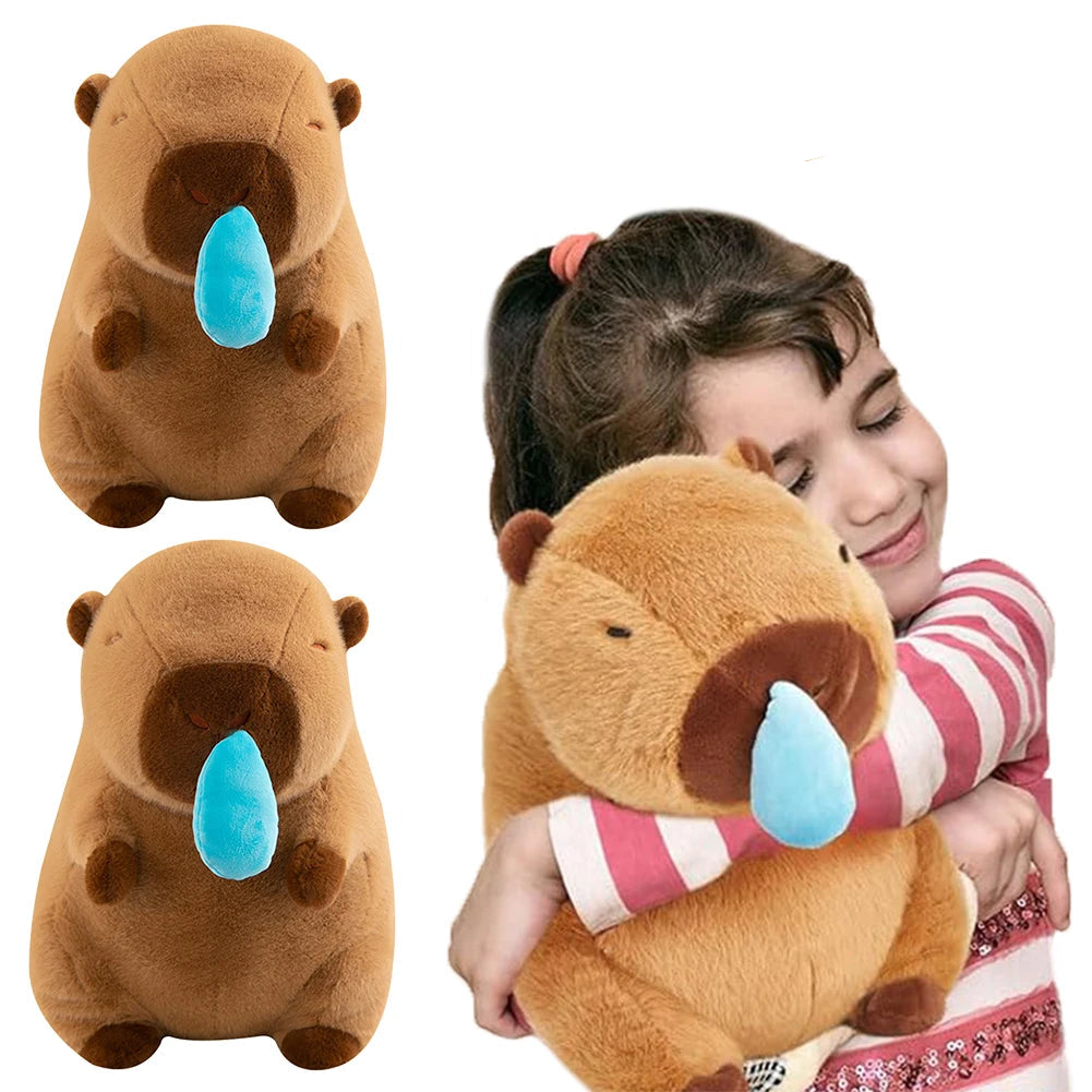 Cartoon Capibara Kussen | Uniek en speels - Zacht pluche materiaal - Leuk voor kinderen en volwassenen