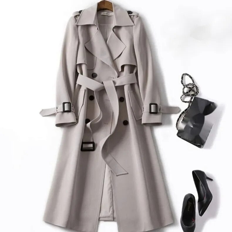 Dames Luxe Trenchcoat