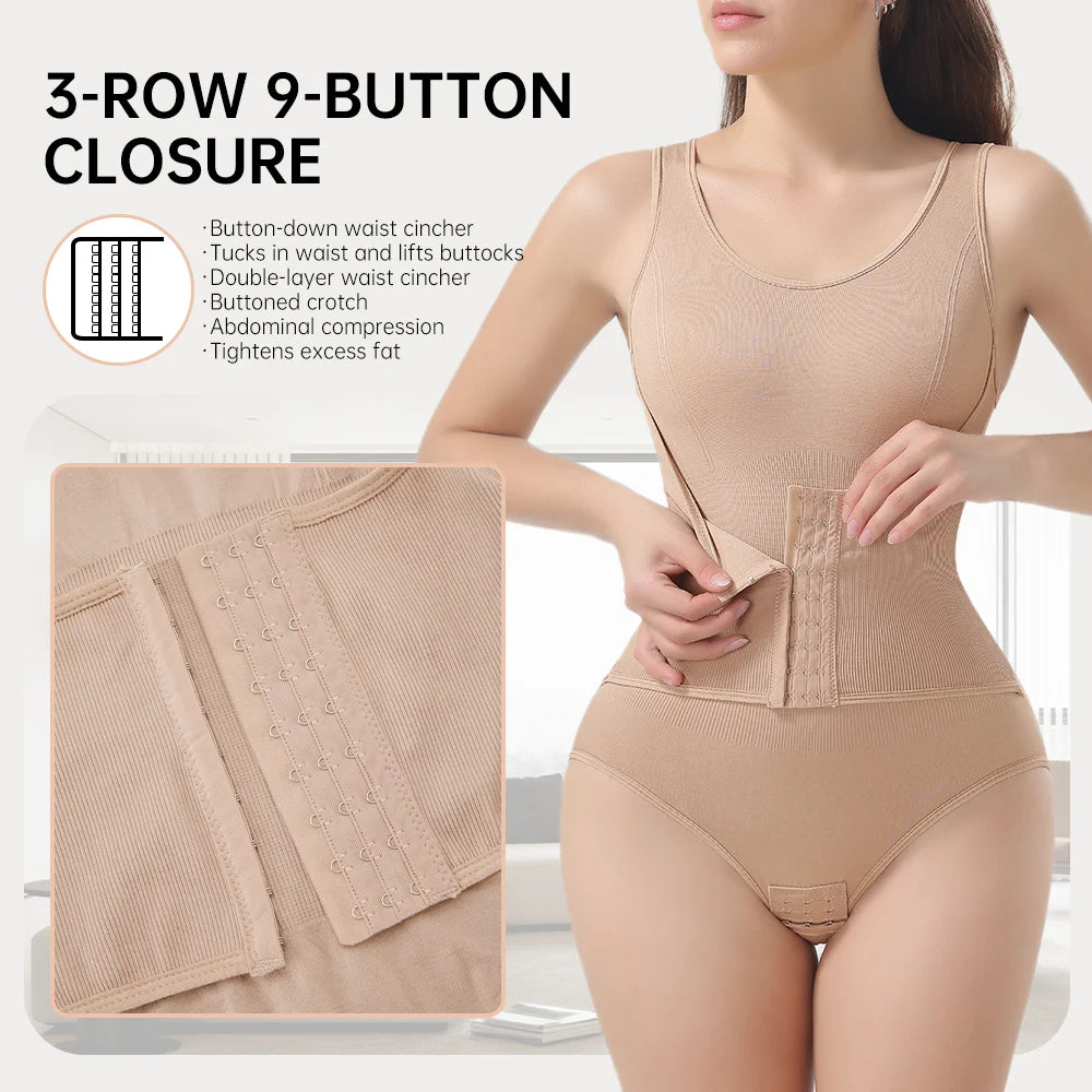INSHAPE Bodysuit Dames | Shapewear | Corrigerend Ondergoed voor een Slanke Silhouet | Met corset