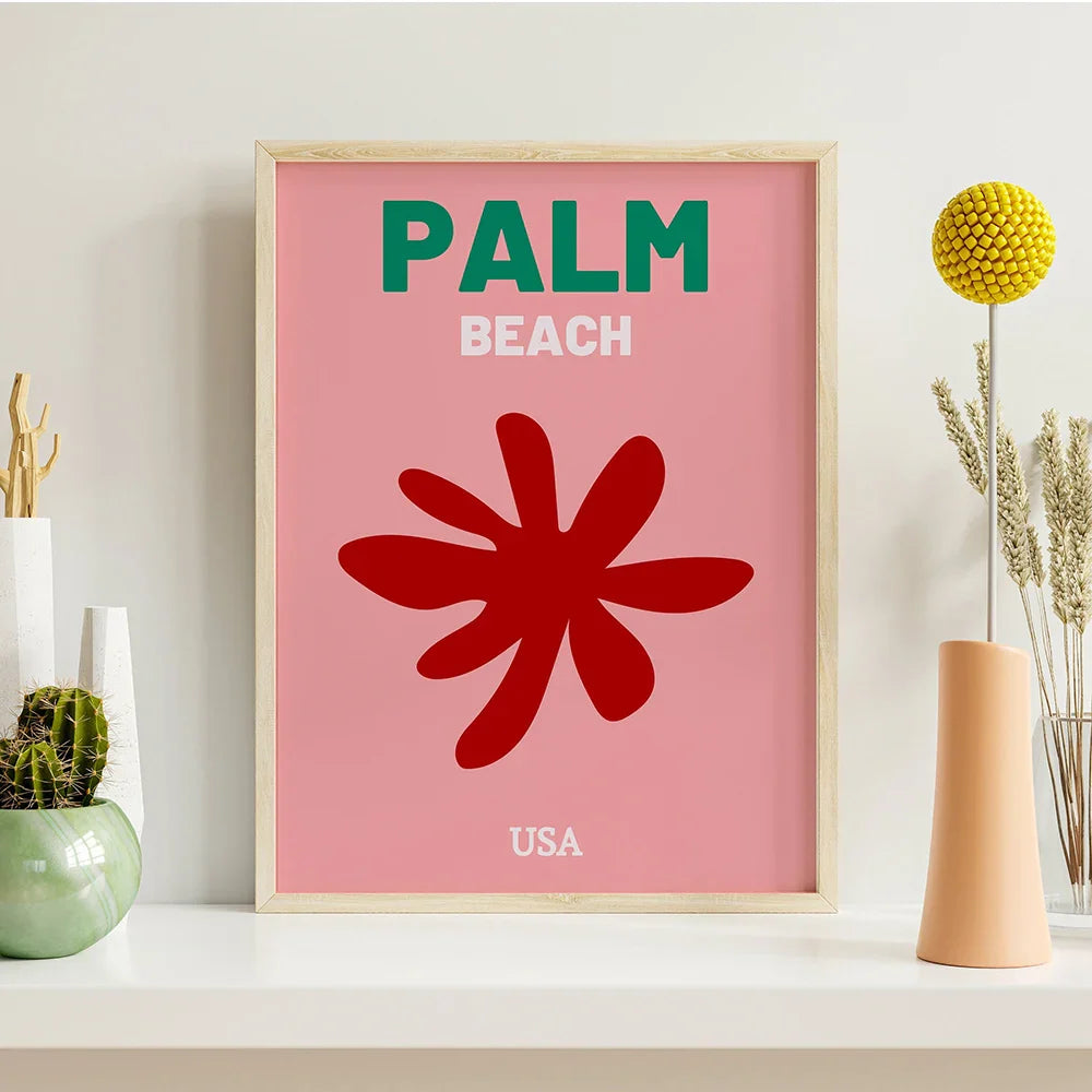Reisposters in Kleurrijke Prints - Moderne Wanddecoratie Voor Elke Ruimte - Steden - populaire vakantie bestemmingen