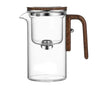 Theemagneet- Glazen Theepot met Gescheiden Filtratie