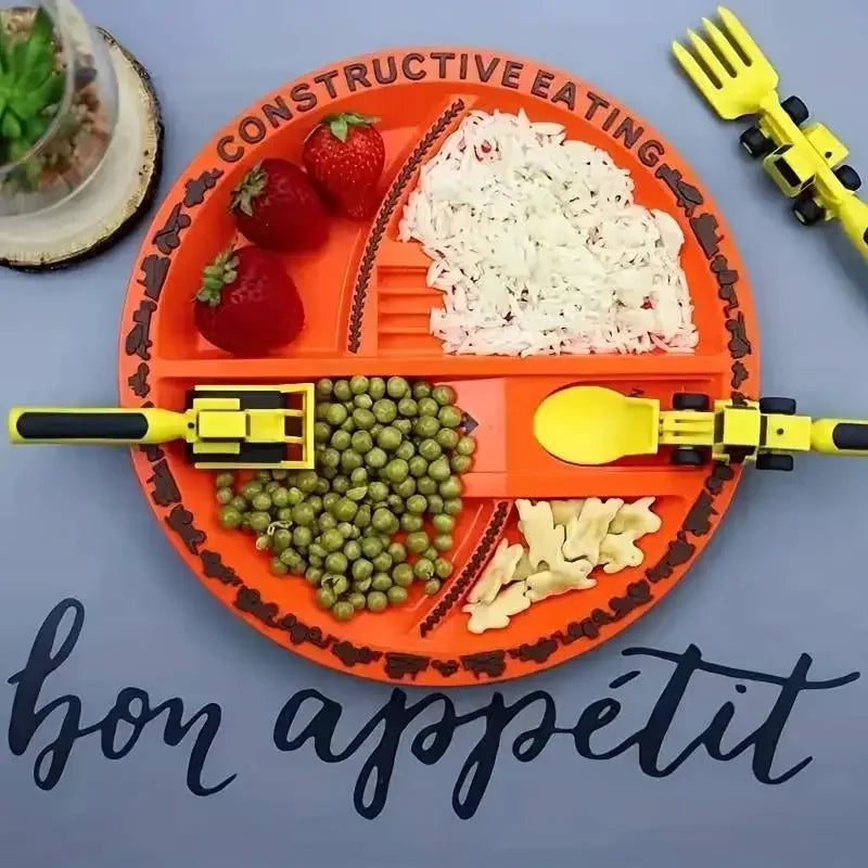 Digger™ Speels kinderservies - 3 varianten