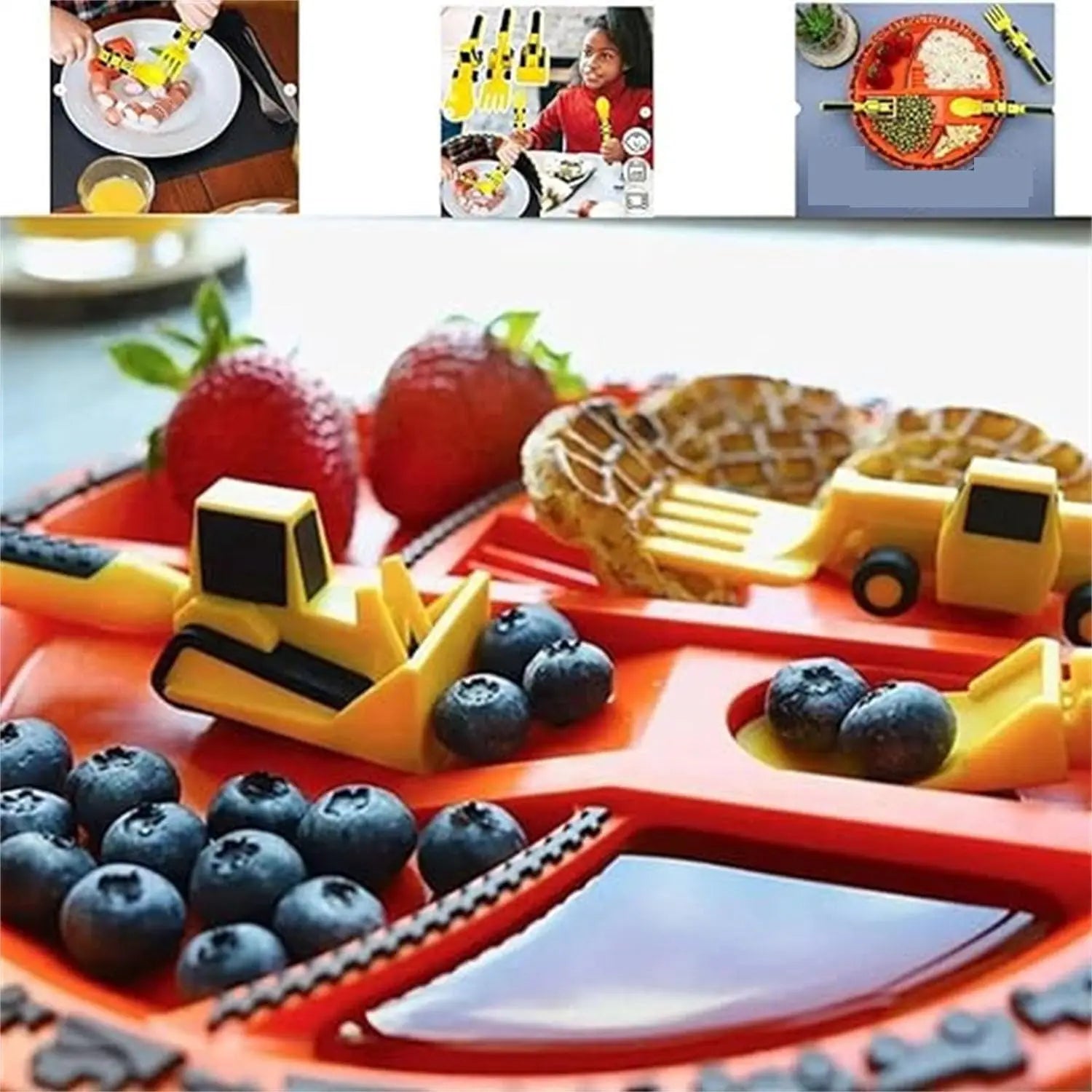 Digger™ Speels kinderservies - 3 varianten