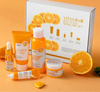 LAIKOU®  | Vitamin C Face Care Cream Set 5pcs | Diepe Reiniging en Vochtinbrengend voor een Stralende Huid